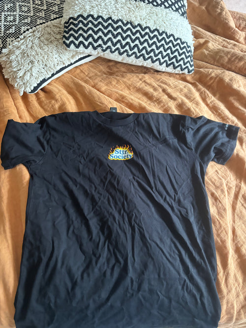 Black flame T-shirt